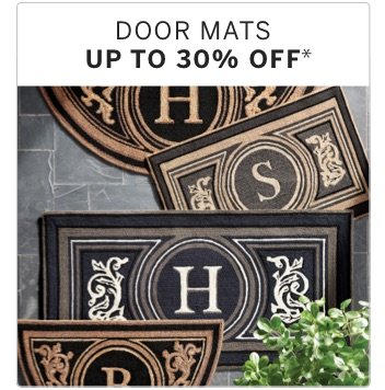 Door Mats Up to 30% off + Free shipping*