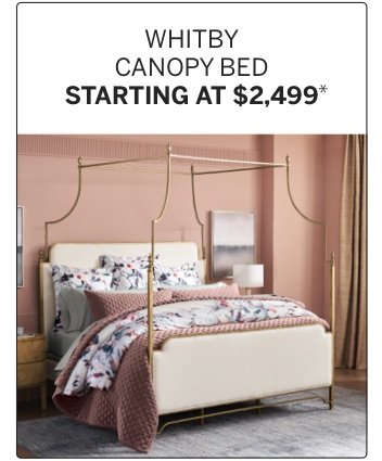 Whitby Canopy Bed Starting at \\$2,499*