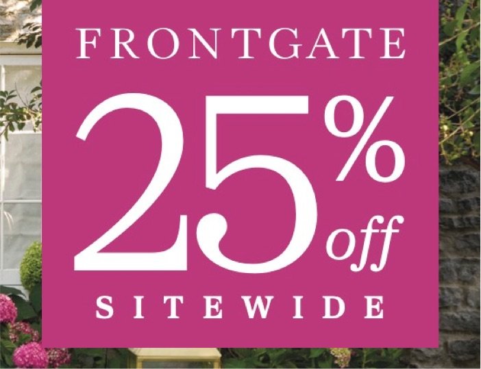 Frontgate 25% off sitewide