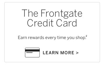 The Frontgate Credit Card