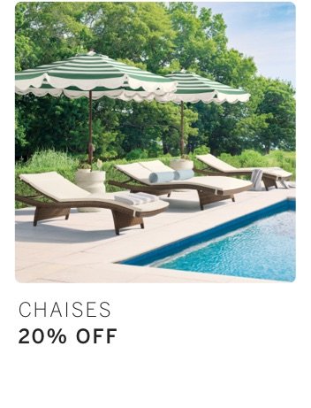 Chaises 20% Off*