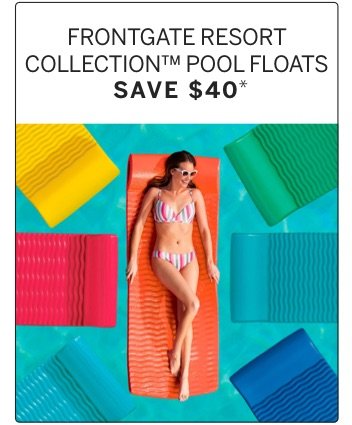 Frontgate Resort Collection Pool Floats Save \\$40*