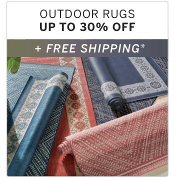 Outdoor Rugs Up to 30% Off + Free Shipping*