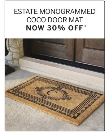 Estate Monogrammed Coco Door Mat Now 30% Off*