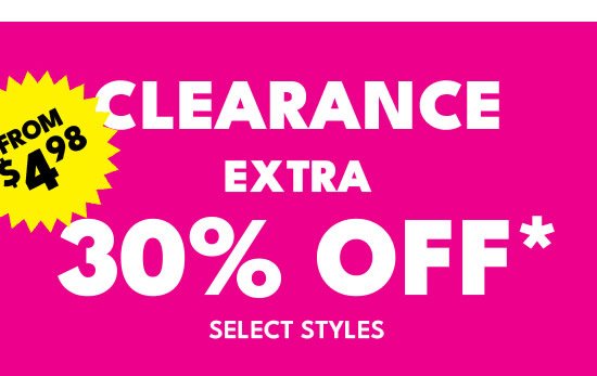 Clearance Sale