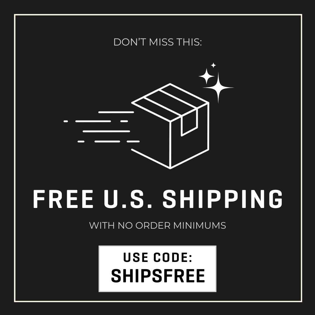 Free U.S. Shipping on all orders today only. Use code SHIPSFREE