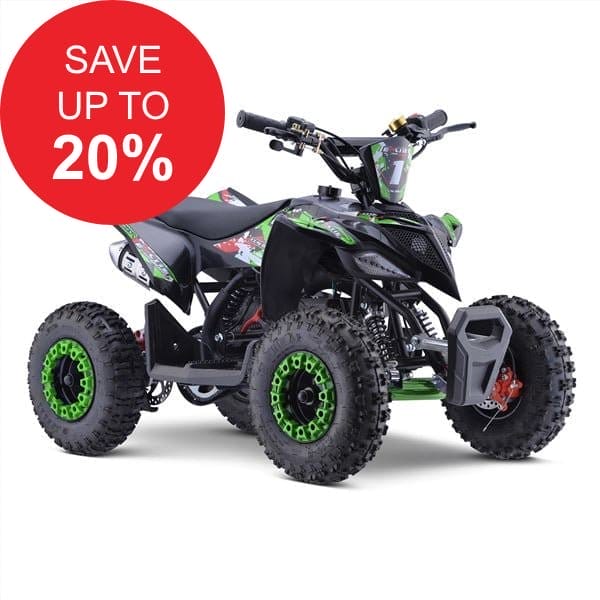 Excite 50cc Green Kids 2024 Premium Mini Quad Bike