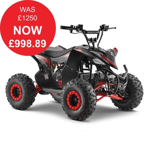 FunBikes Xtrax E-Sport Electric Red Junior Quad Bike