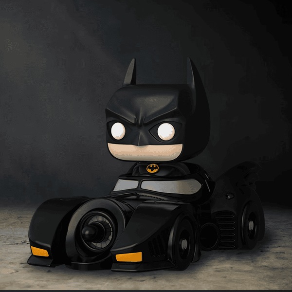 BATMAN IN BATMOBILE