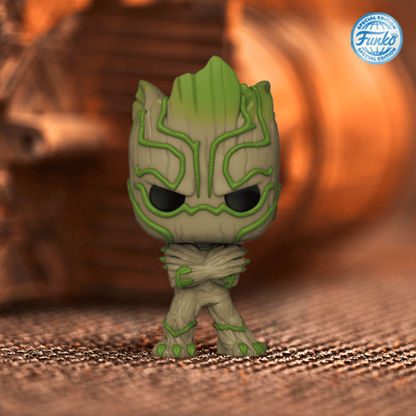 GROOT AS BLACK PANTHER