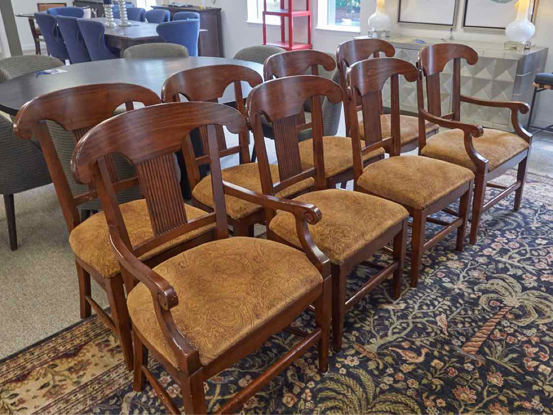 Set of 8 Arhaus 'Tuscany' Dining Chair in 'Canaletto'