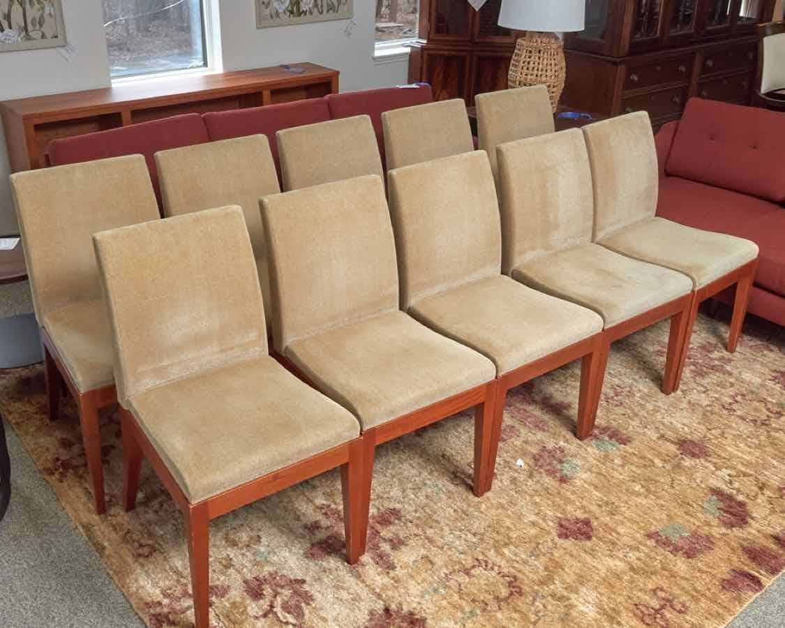 Set of 10 Christian Liaigre for Holly Hunt Dining Chairs