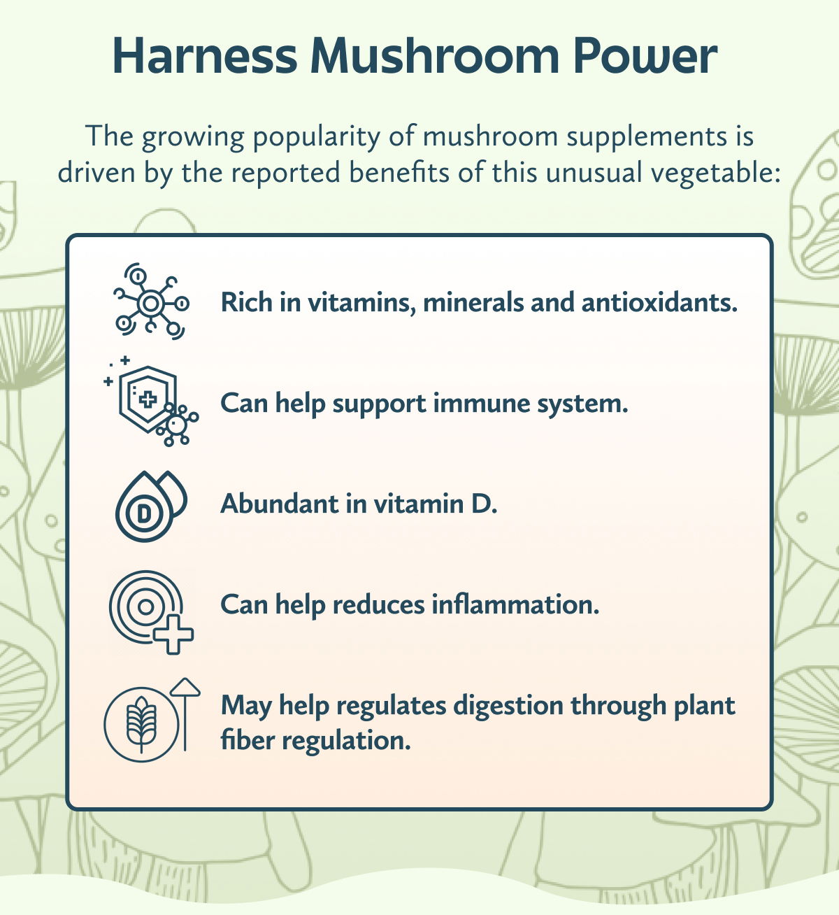 Harness Mushroom Power