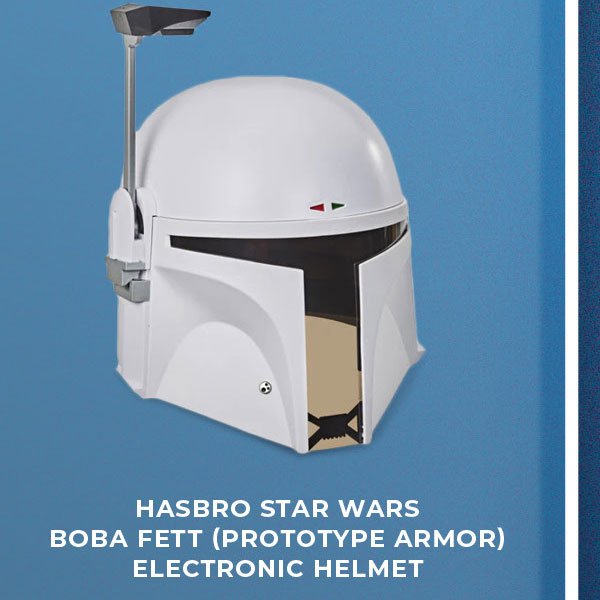 Hasbro Collectibles - Star Wars - The Black Series - Boba Fett (Prototype Armor) Electronic Helmet