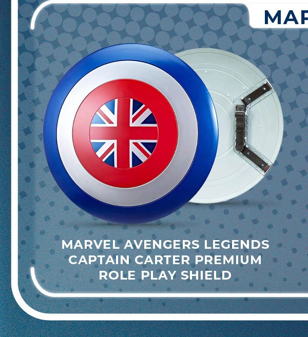 Marvel Avengers Legends Captain Carter Premium Role Play Shield