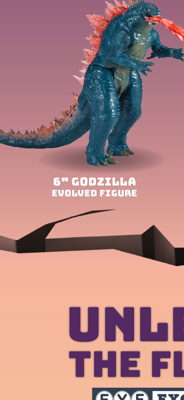 6 inch Godzilla Evolved