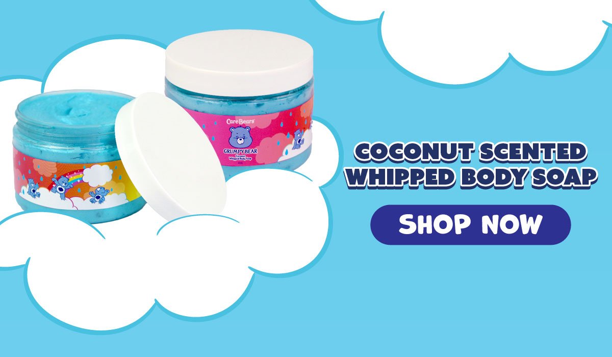 Coconut scented whipped body soap