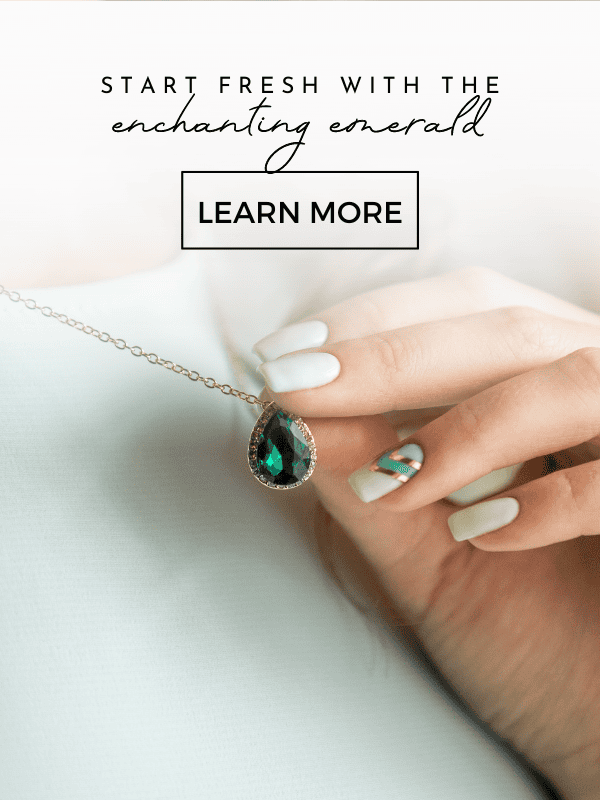 Start fresh with the enchanting emerald