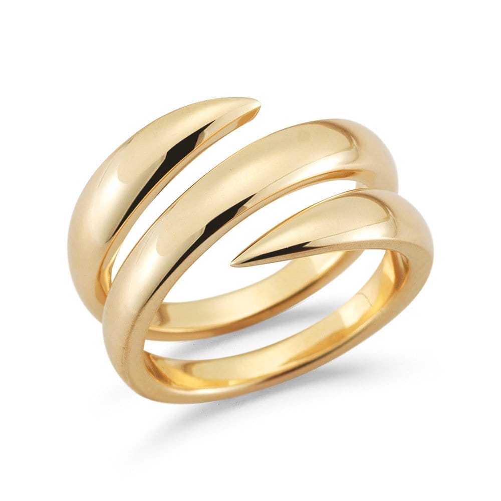 Image of Barbela Design Double Vault 14K Yellow Gold Ring