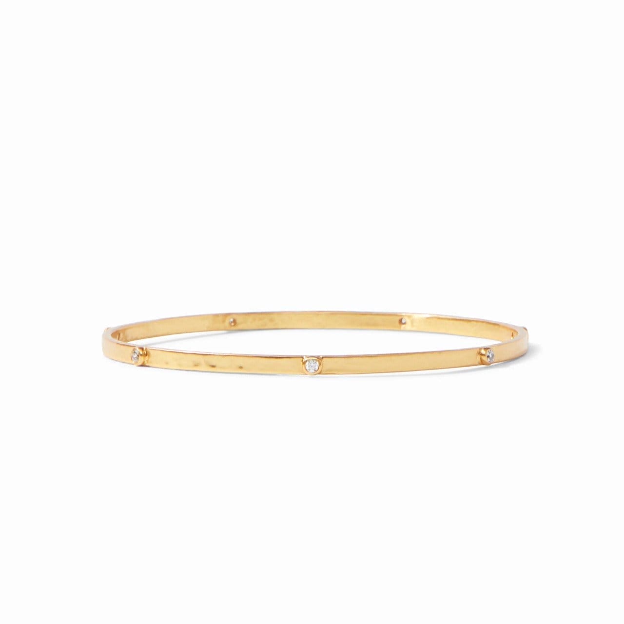 Image of Julie Vos Large Crescent Stone Bangle Bracelet