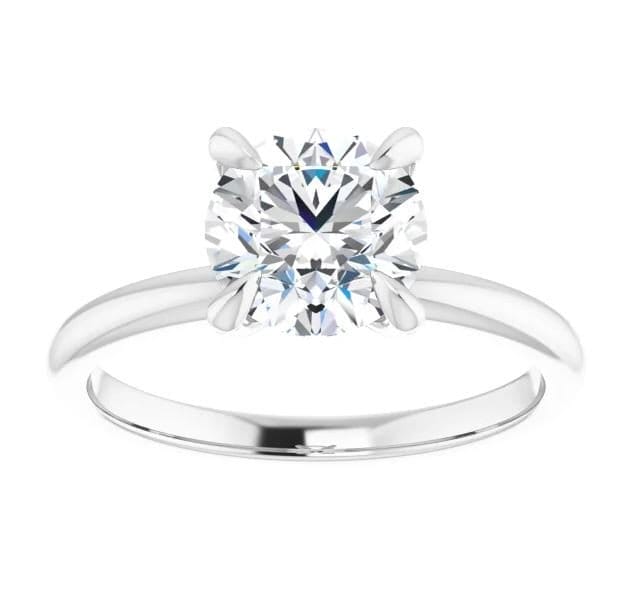Image of Certified Round Lab Grown Diamond Engagement Ring (1.5 CT)