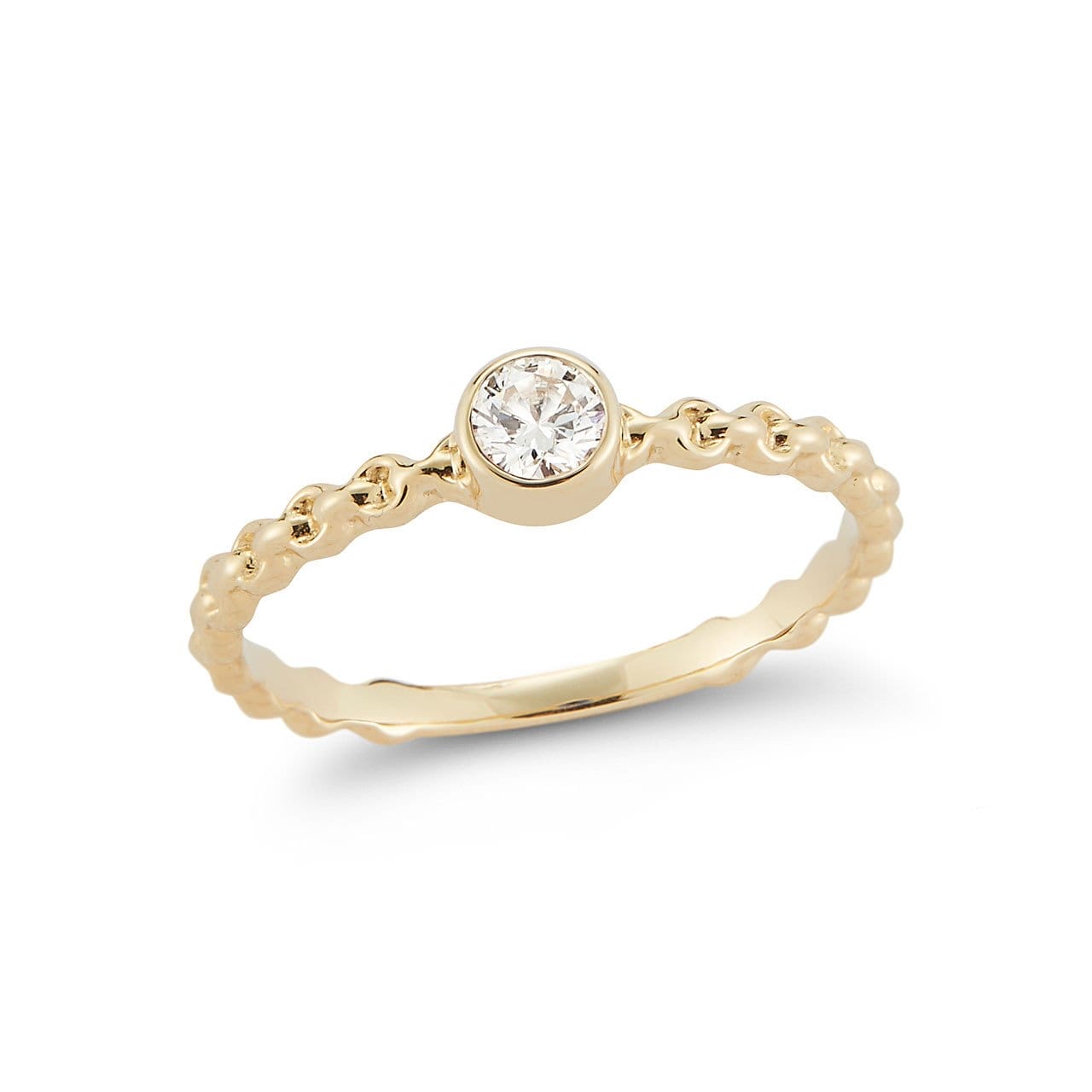 Image of Nico 14K Yellow Gold Diamond Ring (1/6 TCW)