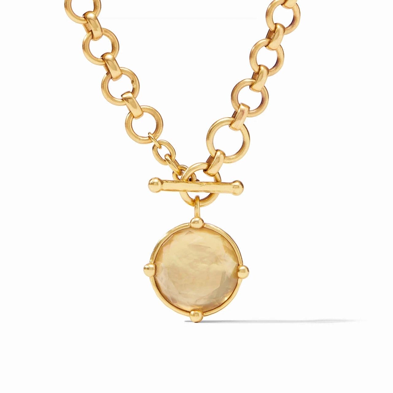 Image of Julie Vos Honeybee Demi Necklace in Iridescent Champagne