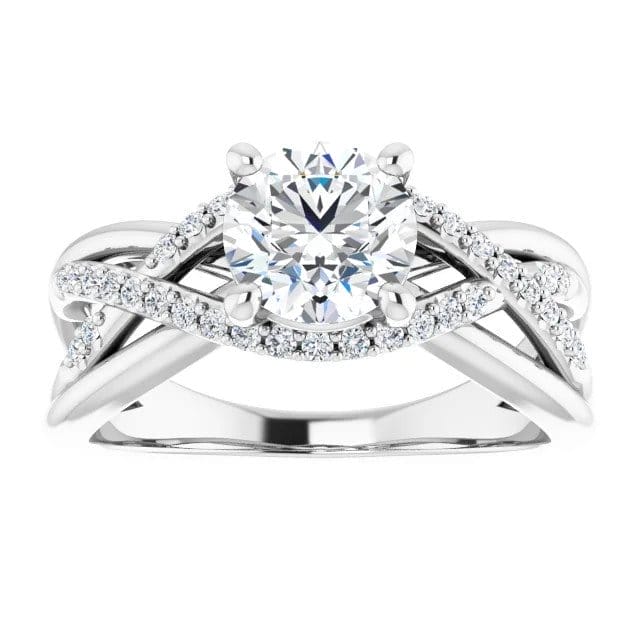 Image of Lorelei Criss Cross Preset Engagement Ring