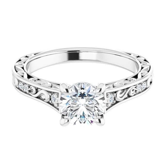 Image of Gretchen Vintage-Inspired Preset Engagement Ring