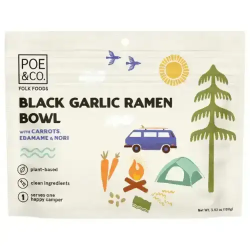 Black Garlic Ramen Bowl by Poe & Co. Folk Foods