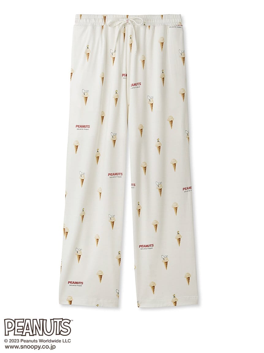 PEANUTS GELATO PATTERNED COZY PAJAMA PANTS