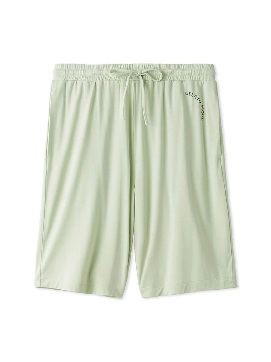 MEN'S Rayon Logo Motif Lounge Shorts