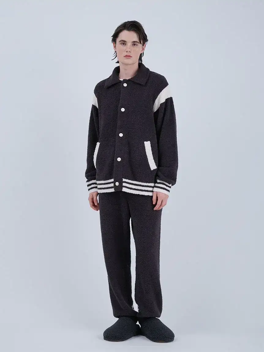 Image of MENS Baby Moco Vintage Loungewear Jacket