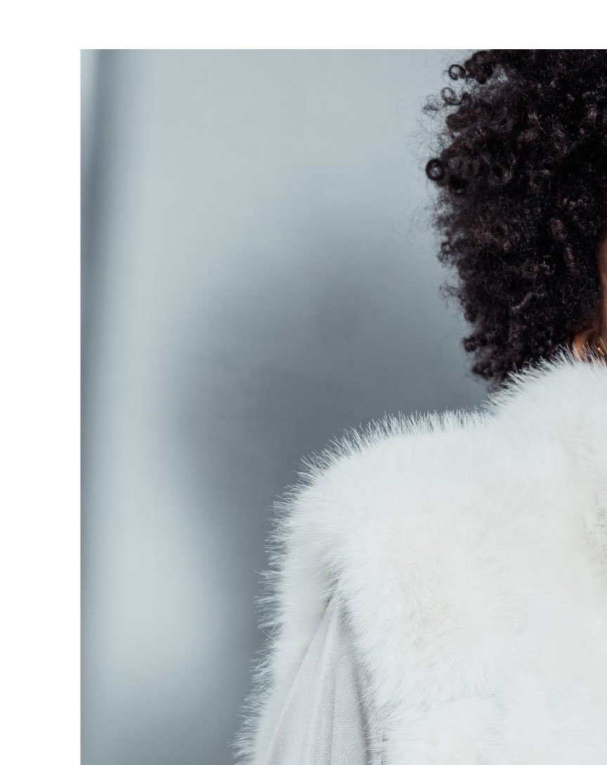 Whitley Faux Fur Vest - White >> Shop Now