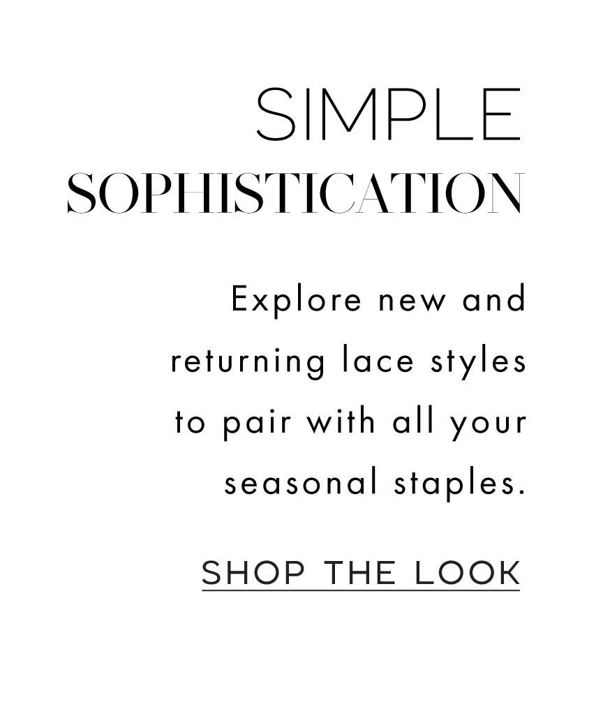 Lace Details Collection >> Shop Now