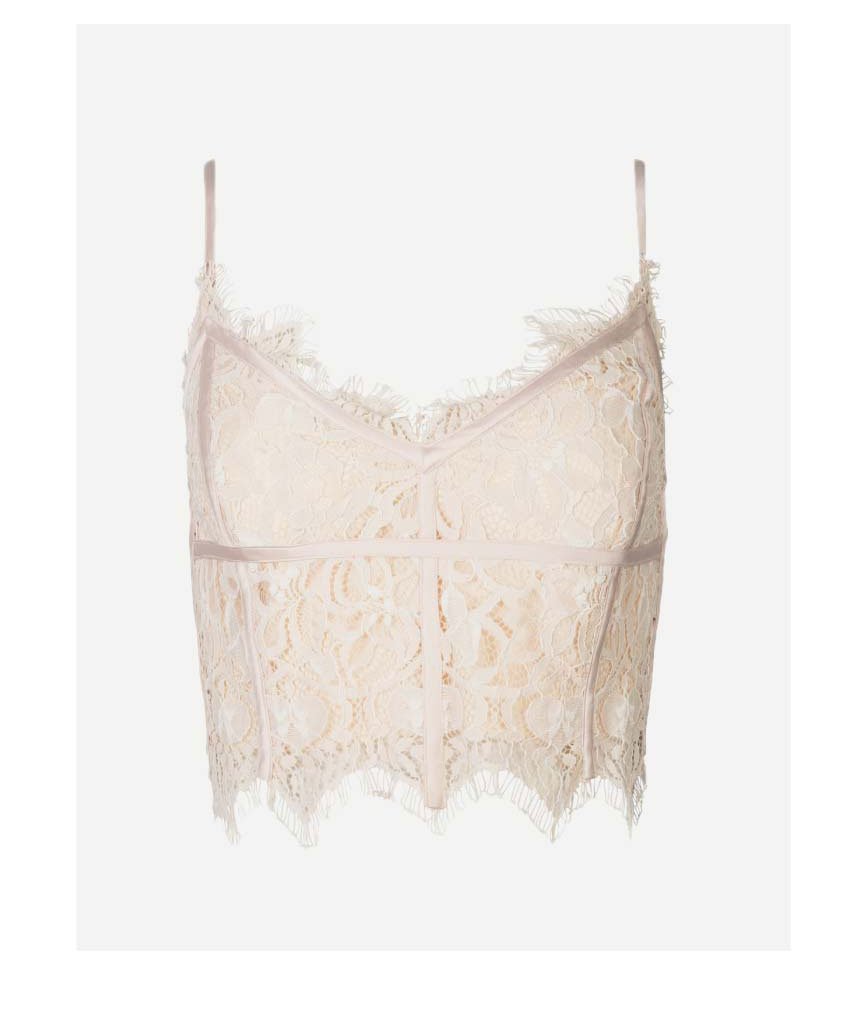 Simone Lace Top - French Beige >> Shop Now