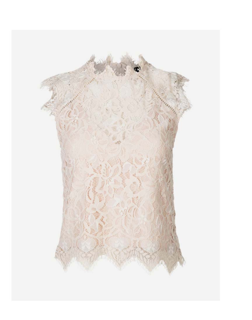 Steffina Lace Top - French Beige >> Shop Now