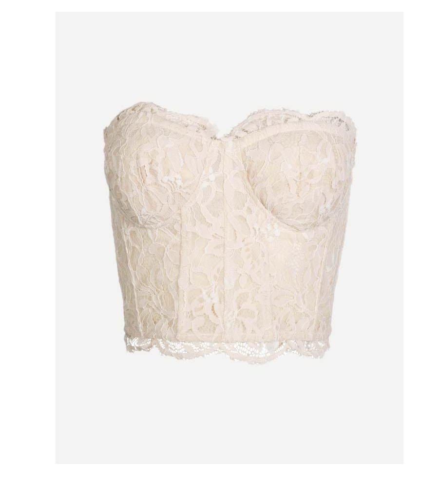 Enya Lace Bustier - French Beige >> Shop Now