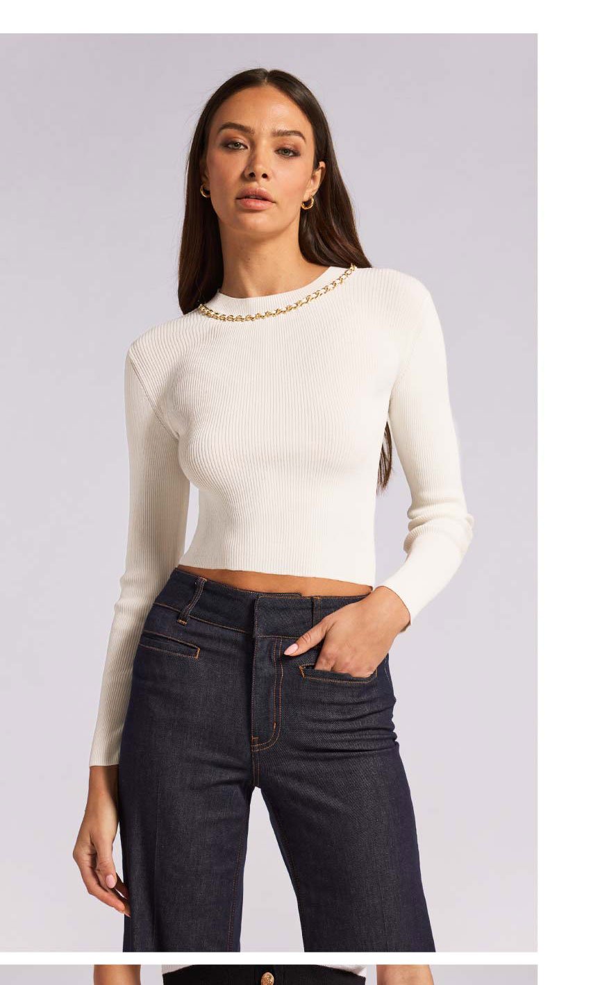 Yesi Sweater - White >> Shop Now