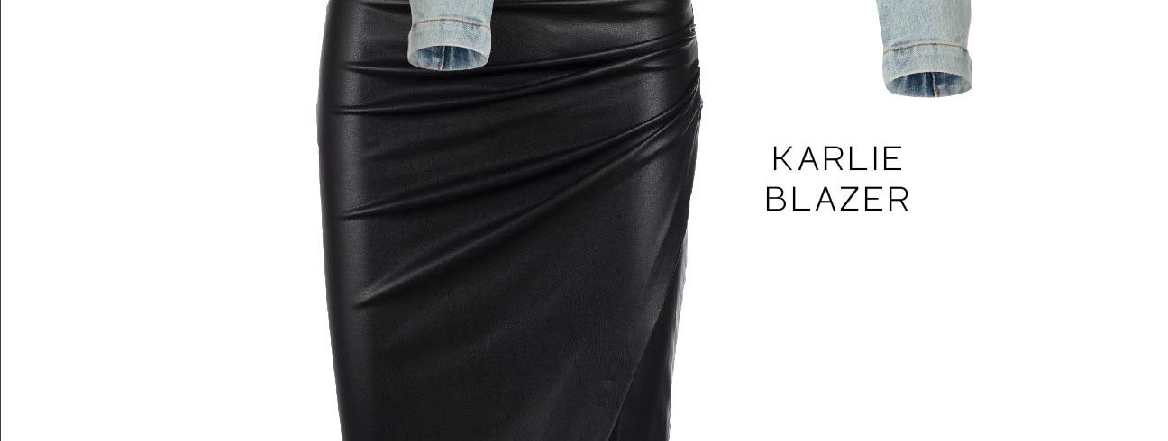 Gina Vegan Leather Skirt - Black >> Shop Now