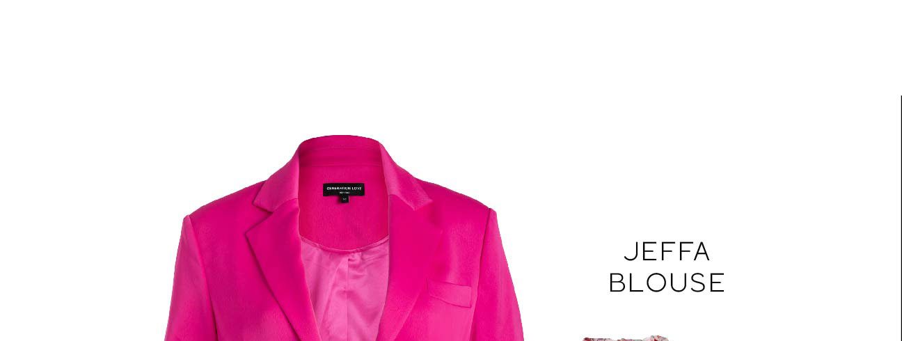 Drea Satin Blazer - Hot Pink >> Shop Now