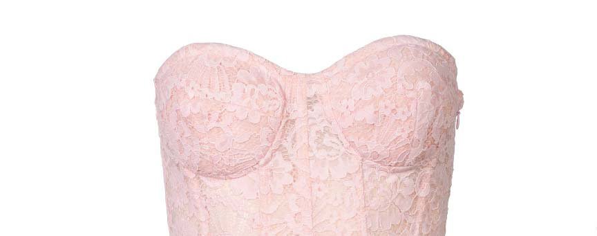 Bambi Lace Bustier Dress - Ballet Slipper >> Shop Now