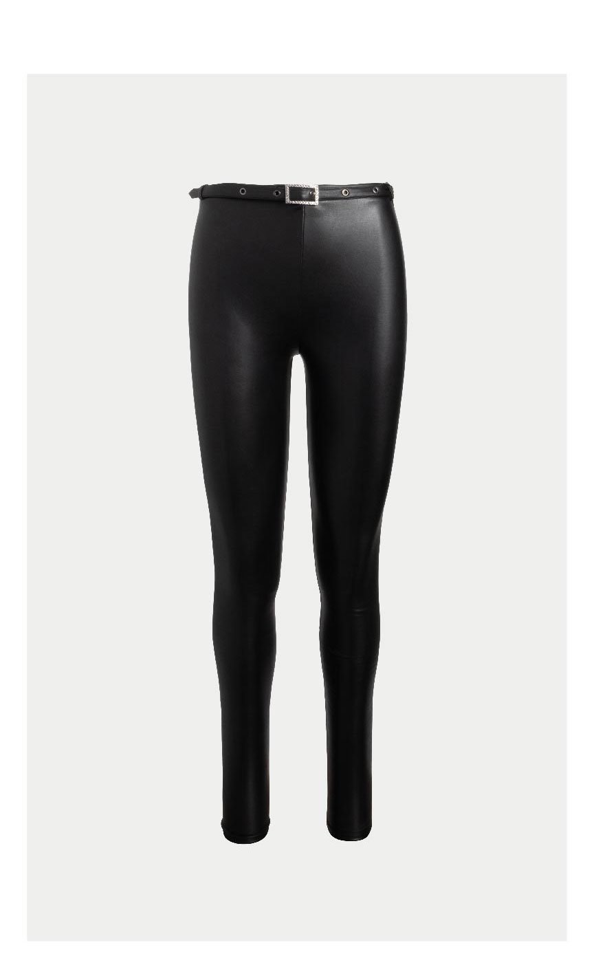 Bella Vegan Leather Leggings - Black >> Shop Now