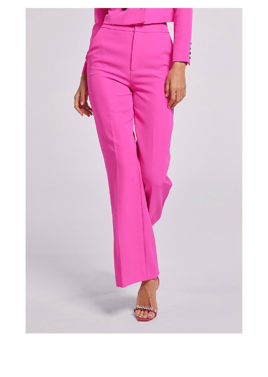 Ashton Crepe Pants - Magenta >> Shop Now