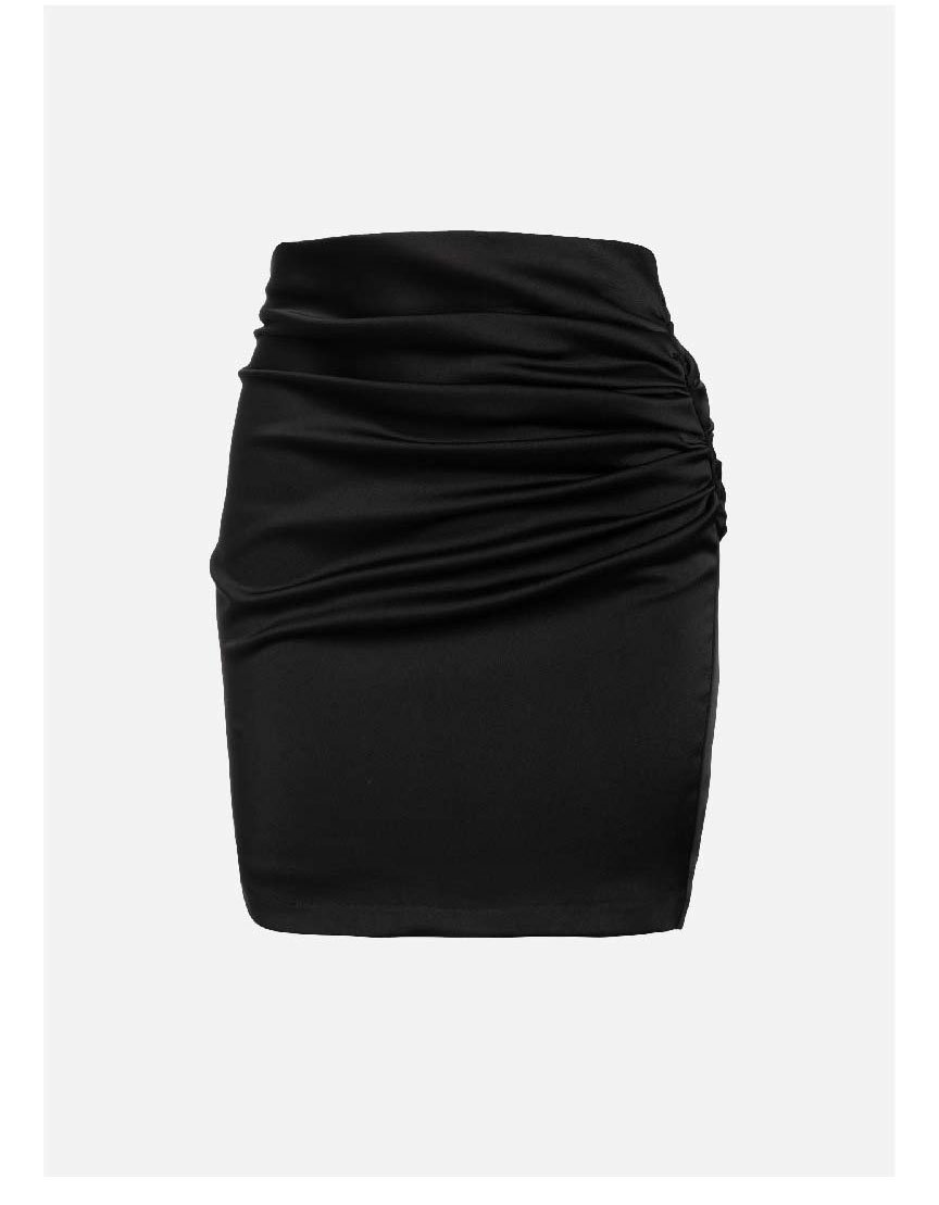 Mika Satin Skirt - Black >> Shop Now