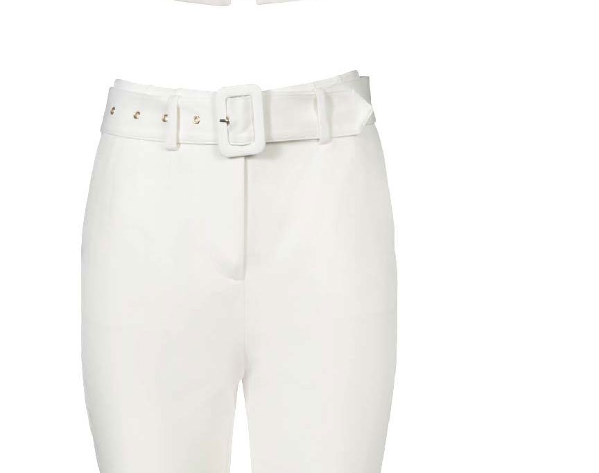 Lillian Crepe Pants - White >> Shop Now