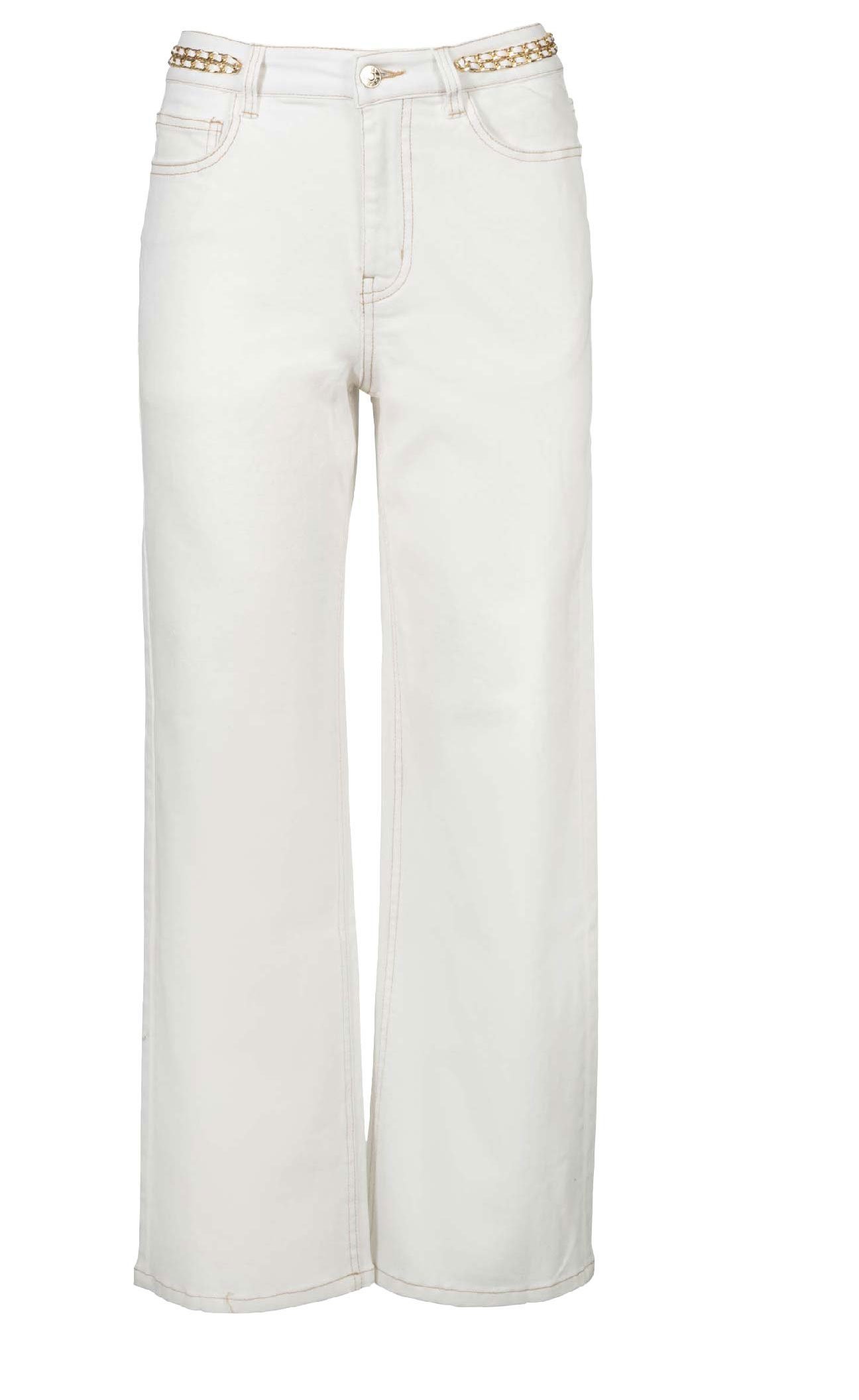 Brooklyn Denim Pants - White >> Shop Now