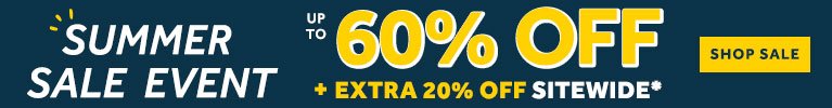 Summer Sale Event up to 60% off + Extra 20% off