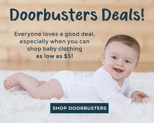 Baby and Toddler Clothes Clearance Doorbuster Deals