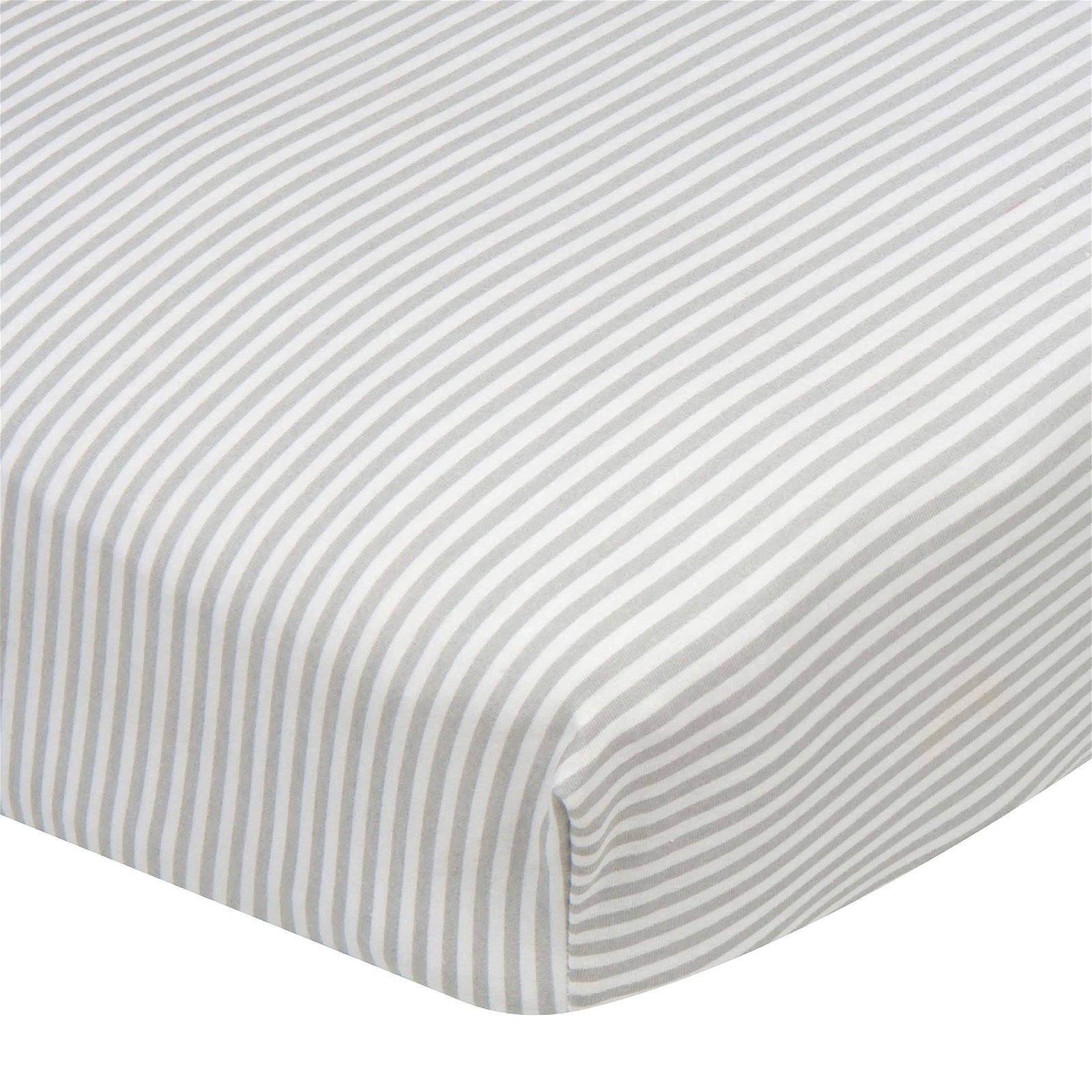Image of Boys Stripes Fitted Crib Sheet